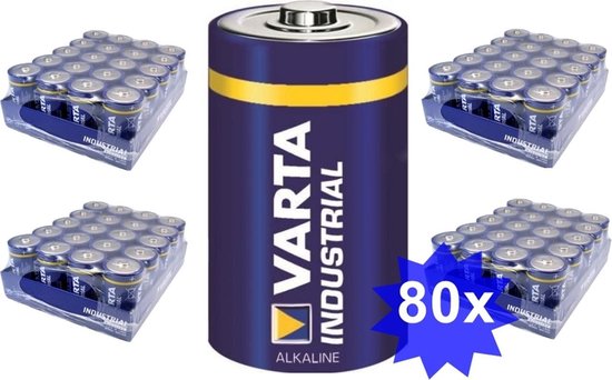 Pile rechargeable Ni-MH D (LR20) Varta, lot de 2