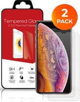 iPhone XS Max Glazen Screenprotector 2 x | Gehard Beschermglas | Tempered Glass