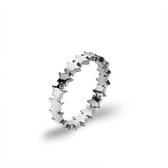 Twice As Nice Ring in edelstaal, sterretjes  56