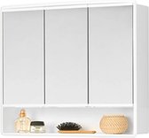 Jokey Lymo spiegelkast met 3 deuren 58x49.5x14.5cm wit Jokey Lymo spiegelkast met 3 deuren 58x49.5x14.5cm wit