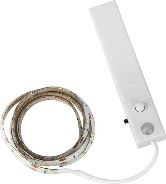 toegang Champagne Beperkt Flexibele Led strip met Sensor - 1 Meter - Draadloos - Warm Wit - Met  bewegingssensor... | bol.com