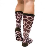 Sock My Feet - Grappige sokken dames - Maat 36-38 - Sock My Giraffe - Giraf sokken - Funny Socks - Vrolijke sokken - Leuke sokken - Fashion statement - Gekke sokken - Grappige cade