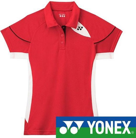 Yonex dames game polo shirt - rood - XXL