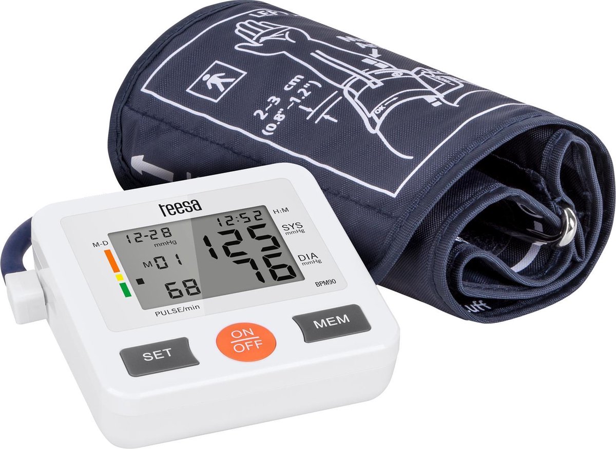Teesa TSA8040 - Automatische bloeddrukmeter (WHO-norm)