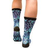 Sock My Feet - Grappige sokken dames - Maat 39-42 - Sock My Reptile - Slangenprint sokken - Funny Socks - Vrolijke sokken - Leuke sokken - Fashion statement - Gekke sokken - Grappi