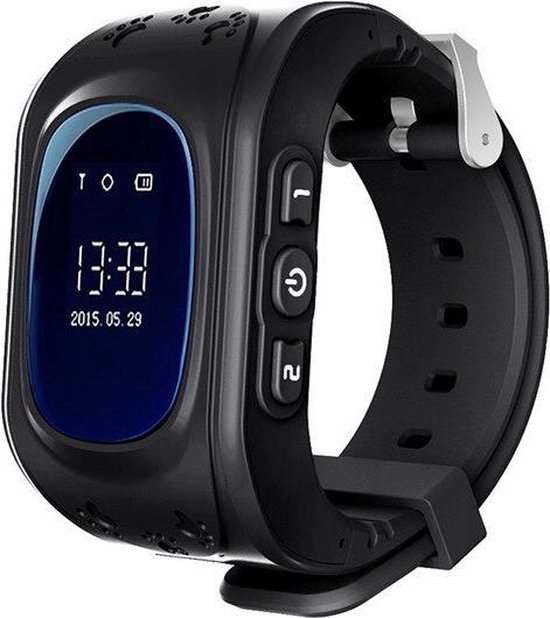 Kinder Smartwatch Zwart GPS kinderen smartwatches gps tracker