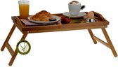 Relaxwonen - Bedtafel - Bamboe hout - Dienblad - 50x30 cm