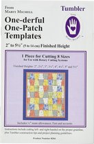 Marti Michell Quilt Template 8204 One-derful One-Patch Templates Tumbler