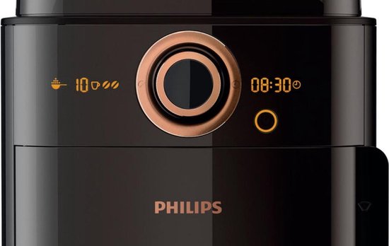 Afmetingen - Philips HD7768/90 - Philips Grind & Brew HD7768/90 - Koffiemachine