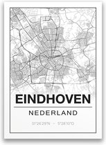 Poster/plattegrond EINDHOVEN - A4