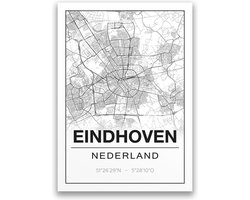 Poster/plattegrond EINDHOVEN - A4