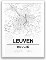 Poster/plattegrond LEUVEN - A4