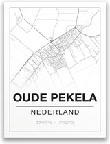 Poster/plattegrond OUDEPEKELA - A4