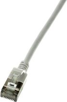 CAT6a U/FTP Ultraflex, 100% koper, grijs, 0.5M - Netwerkkabel - Computerkabel - Kabel