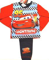 Disney Cars - peuter/kleuter/kinder pyjama - rood/zwart - maat 86/92