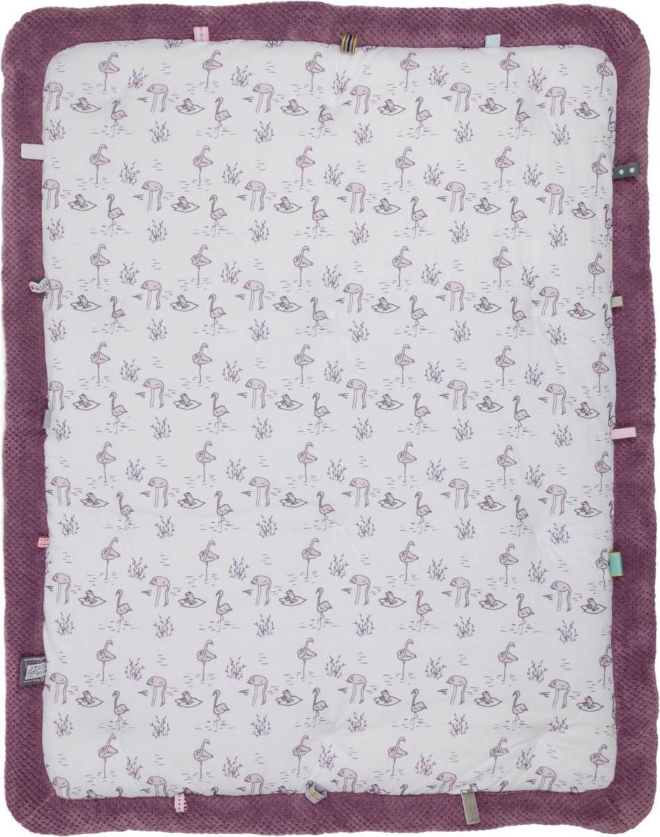Snoozebaby speelkleed of boxkleed Cheerful Playing - Oekotex materiaal - met labeltjes - 75x95cm - Soft Mauve Snoozebaby speelkleed of boxkleed Cheerful Playing - Oekotex materiaal - met labeltjes - 75x95cm - Soft Mauve