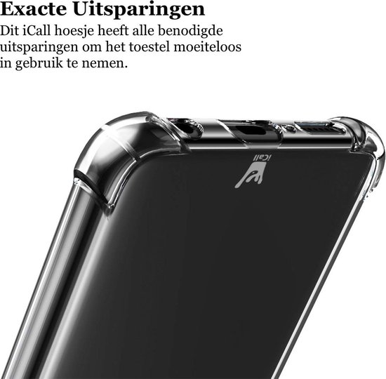 Étui et protecteur d'écran Samsung A30s - Étui antichoc transparent + protecteur d'écran Samsung Galaxy A30s