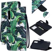 Blad plant agenda wallet case hoesje Samsung Galaxy A70