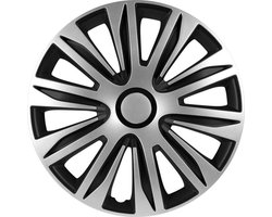 Autostyle Wieldoppen Nardo 15 Inch Abs Zilver/zwart Set Van 4