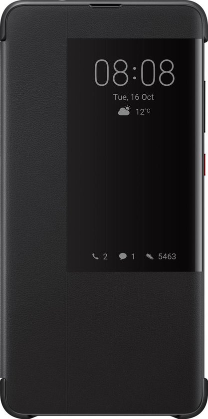 Smart View Flip Cover Huawei Mate 20 - Zwart