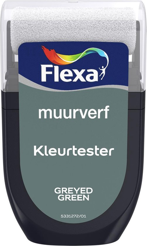 Verwisselbaar beoefenaar Alstublieft Flexa Creations - Tester - Greyed Green - 30 ml | bol.com