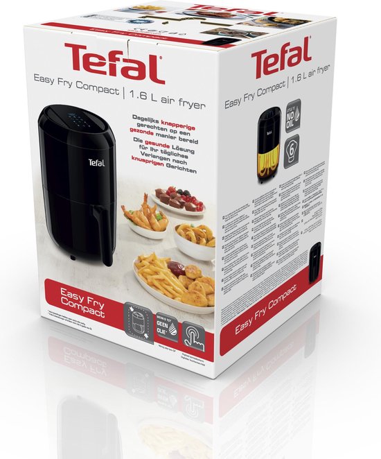 Tefal Easy Fry Essential Friteuse à air chaud Capacité 3,5L/600 grammes,  friteuse sans huile, design compact, cuisson rapide, économie d'énergie,  résultats croustillants, cuisson saine, réglage : : Cuisine et  Maison