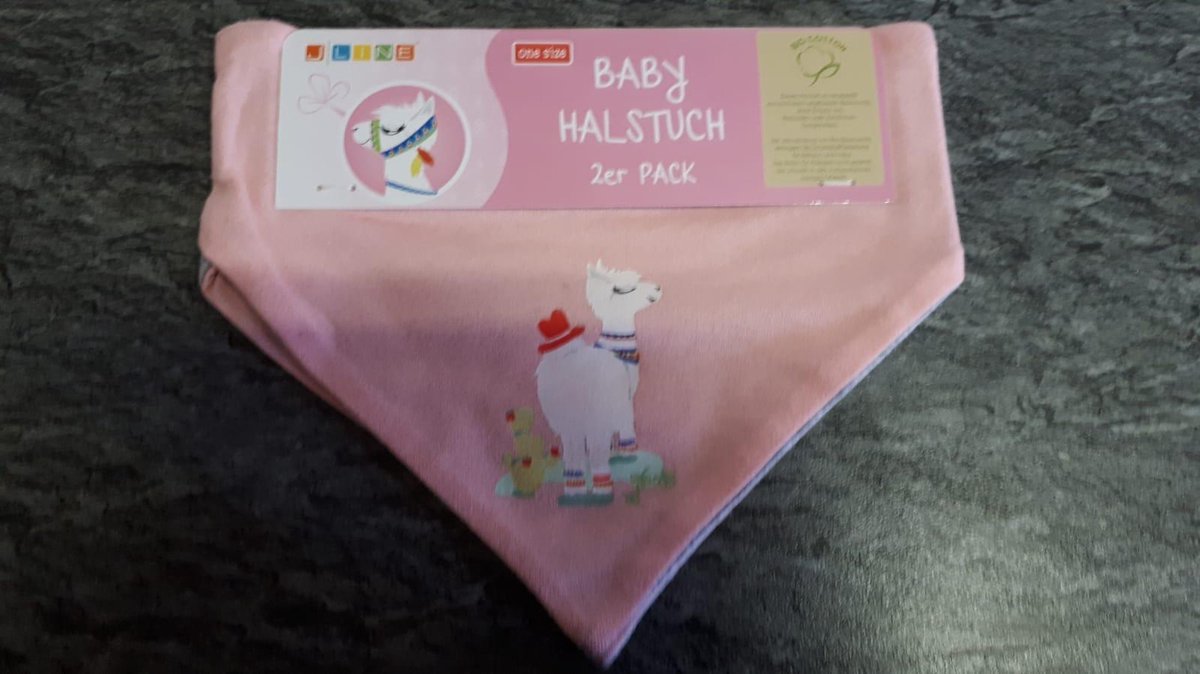 Goedkoopste Bandana puntslab, kwijlslab, slabber, set van 2 stuks.