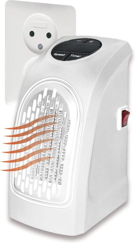 Eco Heater Miniverwarmer wit Verwarming - Kachel Heater | bol.com