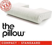 The Pillow Compact Standaard - Orthopedisch kussen Latex - Hoofdkussen voor Nekklachten - Kussen voor Nek inclusief Velours Kussensloop - 54x31x14cm