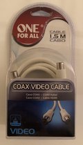 Coax Video Kabel 1,5 meter