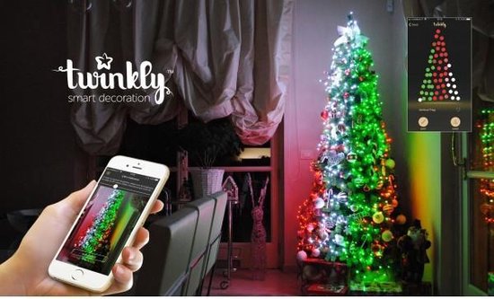 Twinkly kleurrijke kerstverlichting 8 meter (56 LED-lampjes) met mobiele app  | bol.com