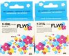 FLWR - Cartridges / HP 350XL/351XL Multipack / zwart en kleur / Geschikt voor HP