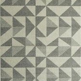 Ikado  Modern tapijt grijs met patroon  120 x 170 cm