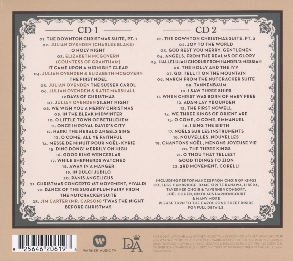 Christmas At Downton Abbey, various artists CD (album) Muziek