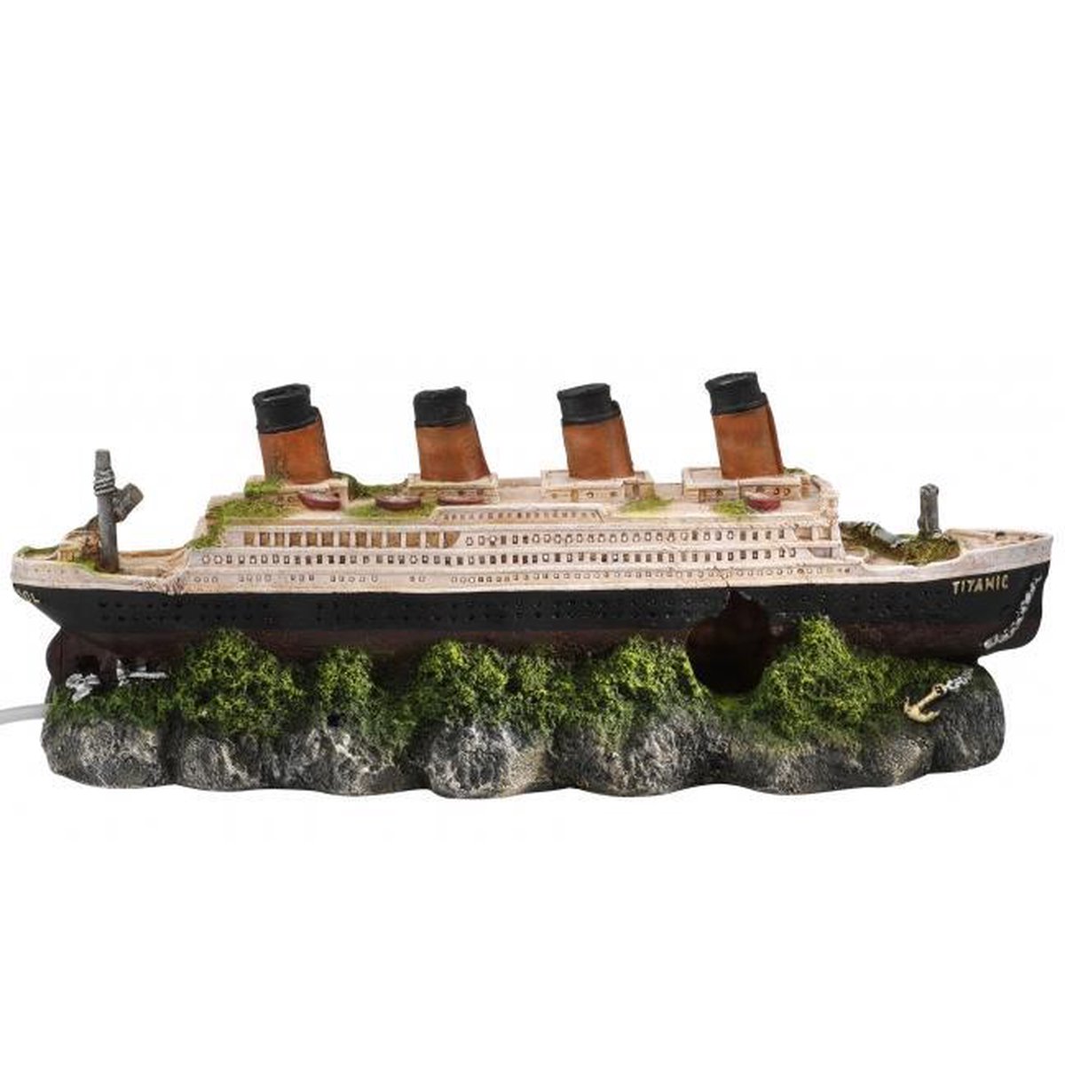 Décor aquarium épave bateau - 30cm