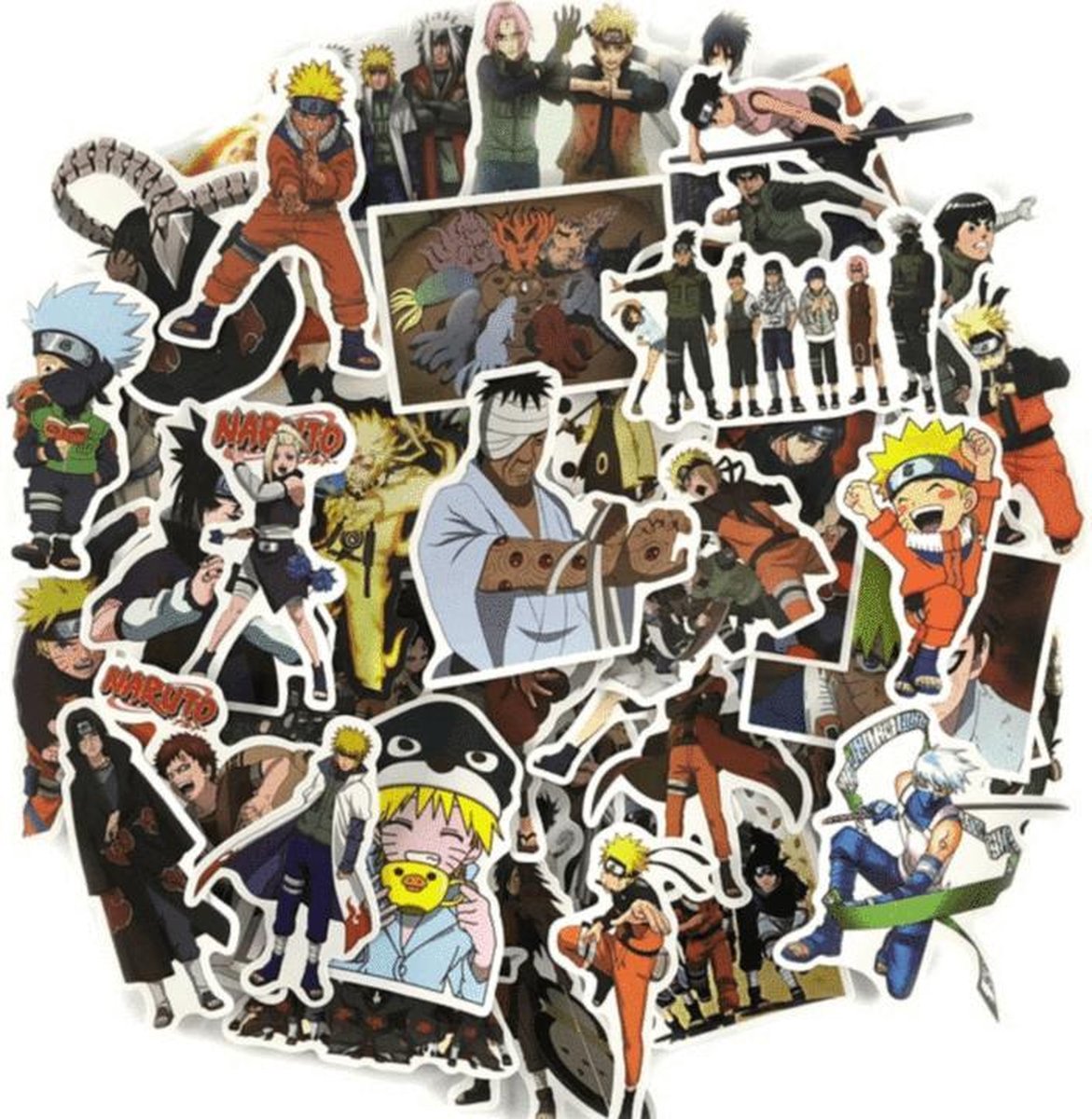 Naruto Uzumaki Anime Manga Stickers Stickerset van 49