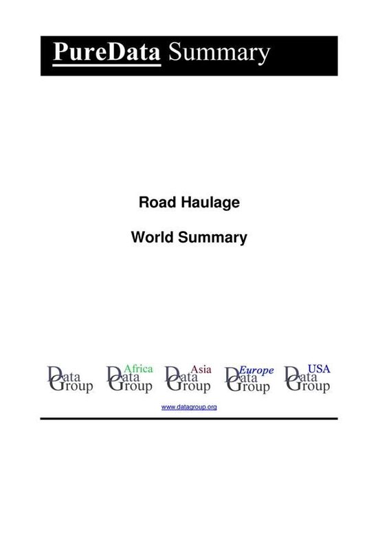 PureData World Summary 4368 - Road Haulage World Summary - cover
