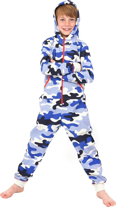 Zoizo jongens onesie -blauw camouflage - 2jr (86/92) | bol.com