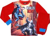 Dc Comics Batman V Superman Pyjama Fleece Rood Maat 116