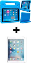 iPad Pro 10.5 Hoes Kinder Hoesje Kids Case Met Screenprotector Glas - iPad Pro 10.5 Hoesje Kindvriendelijk Shockproof Cover - Blauw