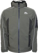 Nordberg heren winterjas Ole grijs melange - maat XL