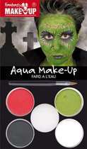 Kit de peinture pour le visage FANTASY Zombie - Ensemble de peinture pour le visage Aqua Make-up