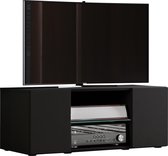 Vcm - meuble TV Lowina - noir mat