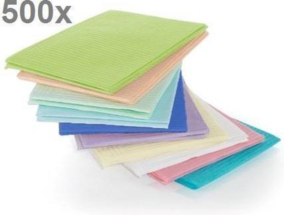 Dental Bibs Patientenservetten Licht Blauw 33x45cm 500