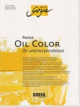 SOLO GOYA Paper Oil Color 30 x 40 cm - 10 feuilles 300 g / m2
