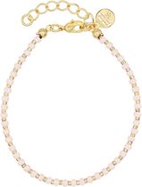 Mint15 Armband 'Dotted Bracelet – Soft Pink' - Goud