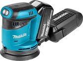 Makita - DBO180RTJ - 18V - accu - 125 mm - excenter schuurmachine - 2x 5.0Ah - in Mbox