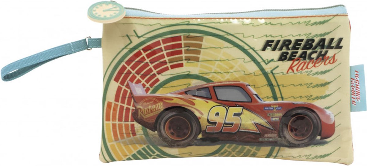 Disney Cars Schooletui /Toilettas afmeting: 23,5 x 14 cm.