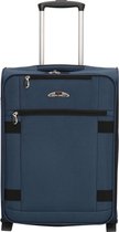 Enrico Benetti Orlando 35058 M handbagage trolley koffer - 50 cm hoog - Navy Blauw