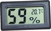Trendfield Hygrometer en Thermometer 2 in 1 - Luchtvochtigheidsmeter voor Binnen en Buiten - Zwart